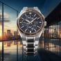 Seiko Mens Astron Limited Edition GPS Solar Dual Time Chronograph Watch SSH180J1