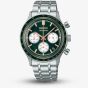 Seiko Mens Racing Sport Green Chronograph Watch SSB481P1