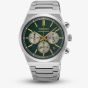 Seiko Mens Sports Green Dial Chronograph Watch SSB461P1