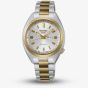 Seiko Ladies 5 Sports Hebitama SNXS Two Tone Bracelet Watch SRE024K1