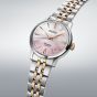 Seiko Ladies Limited Edition Presage Springtime Cocktail Time Pink Bracelet Watch SRPM06J1