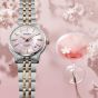 Seiko Ladies Limited Edition Presage Springtime Cocktail Time Pink Bracelet Watch SRPM06J1
