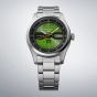 Seiko Mens Limited Edition 5 Sports X HUF II Collaboration Green Bracelet Watch SRPM09K1