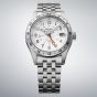 Seiko Mens 5 Sports Overwhite Field GMT Bracelet Watch SSK059K1