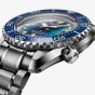 Seiko Mens Limited Edition Prospex Marinemaster JAMSTEC 1968 Blue Dial Watch HBF002J1