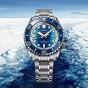 Seiko Mens Limited Edition Prospex Marinemaster JAMSTEC 1968 Blue Dial Watch HBF002J1