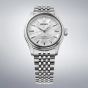 Seiko Mens Presage Classic Series Shironeri White Dial Bracelet Watch HCC001J1