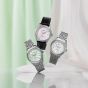 Seiko Mens Presage Classic Series Shironeri White Dial Bracelet Watch HCC001J1