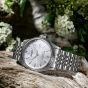 Seiko Mens Presage Classic Series Shironeri White Dial Bracelet Watch HCC001J1