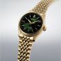 Seiko Mens Limited Edition Presage Classic x Tradman's Bonsai Matsuba-iro Green Dial Golden Bracelet Watch HCC009J1