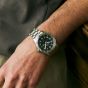Seiko Mens 5 Sports Field Automatic Black Dial Stainless Steel Bracelet Watch HDB006K1