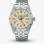 Seiko Mens 5 Sports Field GMT Cream Dial Bracelet Watch HDB002K1