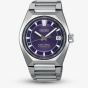 Seiko Mens King Seiko VANAC 'Tokyo Highway' Purple Dial Titanium Bracelet Watch HKF001J1