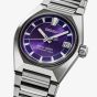 Seiko Mens King Seiko VANAC 'Tokyo Highway' Purple Dial Titanium Bracelet Watch HKF001J1