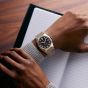 Seiko Mens King Seiko 'Tokyo Highway'  Black Dial Titanium Bracelet Watch HKF003J1