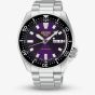 Seiko Mens Limited Edition 5 Sports SKX 145th Anniversary Purple Dial Bracelet Watch HDB003K1