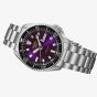 Seiko Mens Limited Edition 5 Sports SKX 145th Anniversary Purple Dial Bracelet Watch HDB003K1