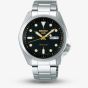 Seiko Mens 5 Sports Black Dial Stainless Steel Bracelet Watch SRPE57K1
