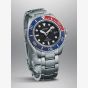 Seiko Mens Prospex Solar Blue & Red Diver Watch SNE591P1