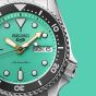 Seiko 5 Sport SKX Teal Dial Watch SRPK33K1