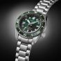 Seiko Mens Marine Green GMT Watch SPB381J1
