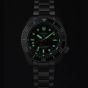 Seiko Mens Marine Green GMT Watch SPB381J1