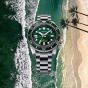 Seiko Mens Marine Green GMT Watch SPB381J1