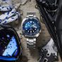 Seiko Mens Prospex Great Blue Turtle Scuba Padi Special Edition Watch SRPK01K1