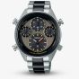 Seiko Mens Limited Edition Khaki Stripe One Hundredth Of A Second Speedtimer Solar Chronograph Watch SFJ005P1