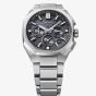 Seiko Mens Astron Tesselate GPS Solar Black Dial Titanium Bracelet Watch HAB002J1