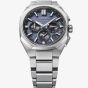 Seiko Mens Astron Tesselate GPS Solar Blue Dial Titanium Bracelet Watch HAB001J1