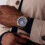 Seiko Mens Astron Tesselate GPS Solar Blue Dial Titanium Bracelet Watch HAB001J1
