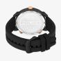 Police Mens Ray Black & Rose Gold Plastic Strap Watch PEWJN2195301