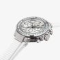 Tissot Ladies T-Race White Mother Of Pearl Dial Chronograph Watch T141.817.97.111.00