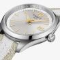 Tissot Ladies PR100 Grey Dial Two Colour Fabric Strap Watch T150.210.17.037.00