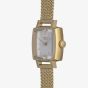 Tissot Ladies T-Lady Lovely Square Gold Tone Mesh Bracelet Watch T058.109.33.031.00