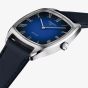 Tissot Mens Stylist Square Dial Blue Leather Strap Watch T159.909.16.043.00