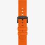 Tissot Mens T-Race Black Chronograph Orange Rubber Strap Watch T141.417.37.051.02