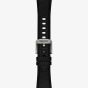 Tissot Mens PRX Damascus Steel Black Leather Strap Watch T137.807.96.081.00