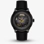 Tissot Chemin Des Tourelles Skeleton Dial Black Leather Strap Watch T139.836.36.441.00