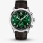 Tissot Mens Chrono L 42mm Green Dial Brown Leather Strap Watch T116.417.16.092.00