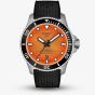 Tissot Mens Seastar 2000 44mm Orange Dial Rubber Strap Watch T120.907.17.281.00