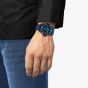 Tissot Mens Seastar 2000 44mm Blue & Black Rubber Strap Watch T120.907.37.041.00