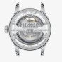 Tissot Mens Le Locle Open Heart Silver Dial Brown Leather Strap Watch T006.407.16.033.01