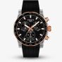 Tissot Mens SuperSport Black Chronograph Dial Rubber Strap Watch T125.417.27.051.00