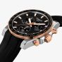 Tissot Mens SuperSport Black Chronograph Dial Rubber Strap Watch T125.417.27.051.00