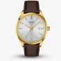 Tissot Mens PR100 Silver Dial Leather Strap Watch T150.410.36.391.00