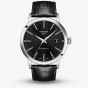 Tissot Mens T-Classic Dream Swissmatic Automatic Black Leather Strap Watch T129.407.16.051.00