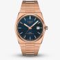 Tissot Mens PRX Rose Gold Tone Blue Dial Watch T137.407.33.041.00