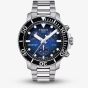 Tissot Mens Seastar 1000 Blue Black Dial Divers Watch T120.417.11.041.01